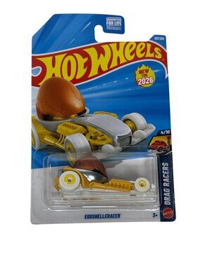Hot Wheels Eggshelleracer Drag Racers 2026 Fantasy Car New